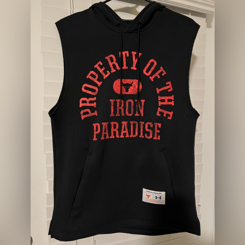 Under armor sleeveless hoodie - The Rock Edition